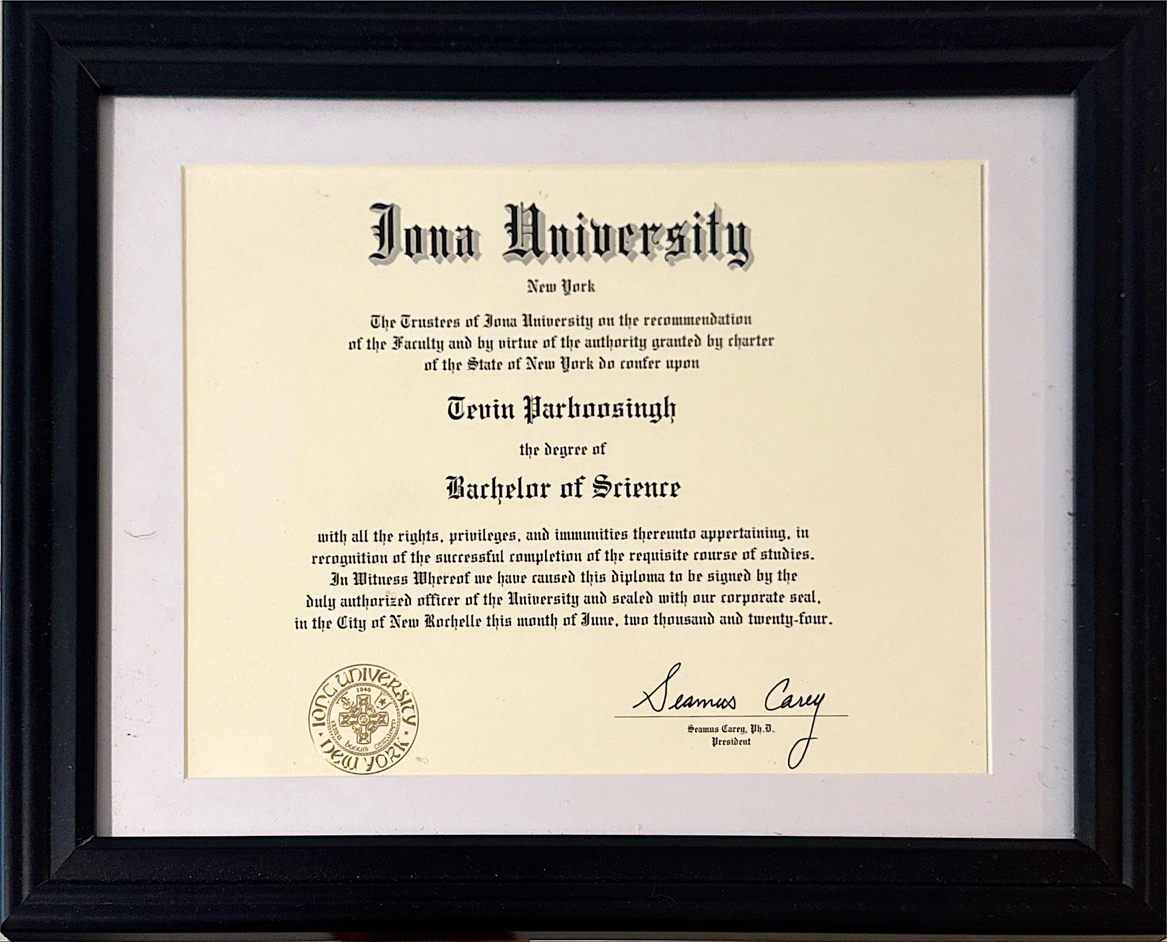 Bachelor's in Mathematics